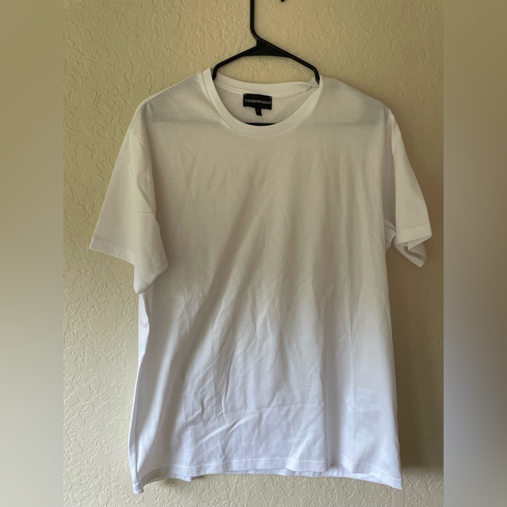 Emporio Armani White Short Sleeve Tee